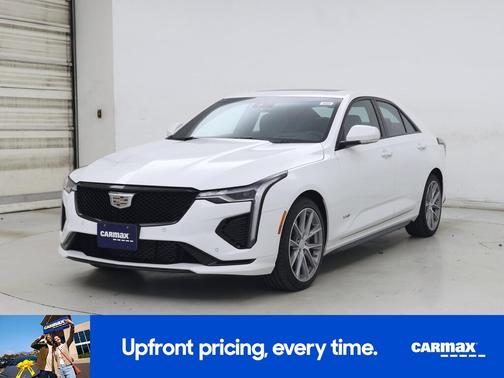 White 2022 Cadillac CT4-V
