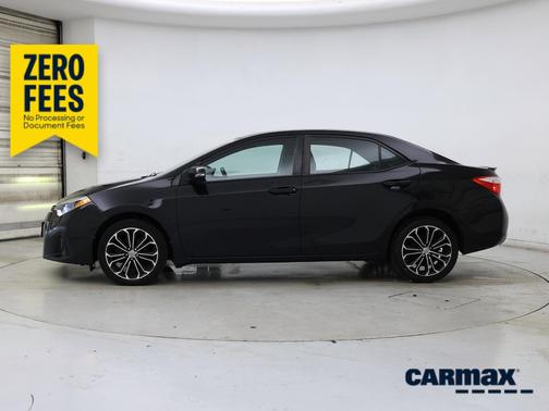 Black 2016 Toyota Corolla S