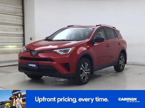 Red 2017 Toyota RAV4 LE