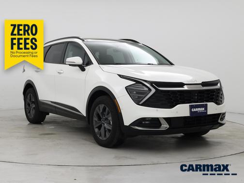 White 2023 Kia Sportage Hybrid SX Prestige