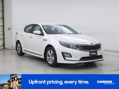 White 2016 Kia Optima Hybrid