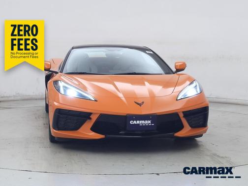 Orange 2022 Chevrolet Corvette Stingray 1LT