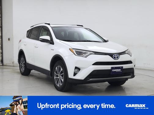 White 2016 Toyota RAV4 Hybrid XLE