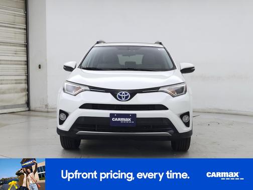 White 2016 Toyota RAV4 Hybrid XLE