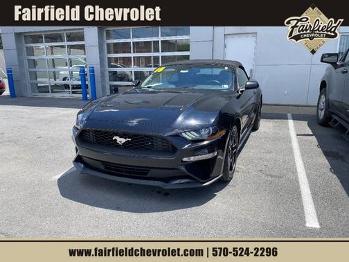 Black 2018 Ford Mustang EcoBoost Premium