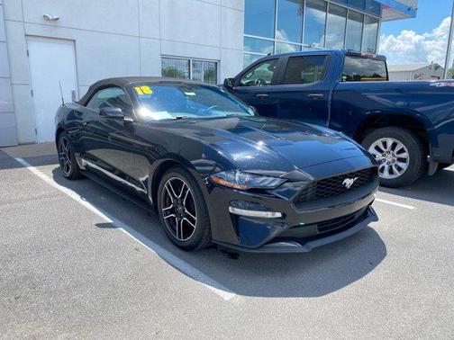Black 2018 Ford Mustang EcoBoost Premium