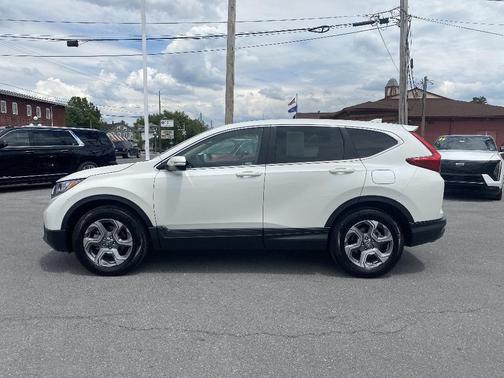 White Diamond Pearl 2018 Honda CR-V EX-L