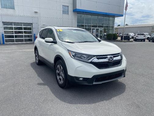 White Diamond Pearl 2018 Honda CR-V EX-L