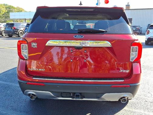 Red 2023 Ford Explorer Limited