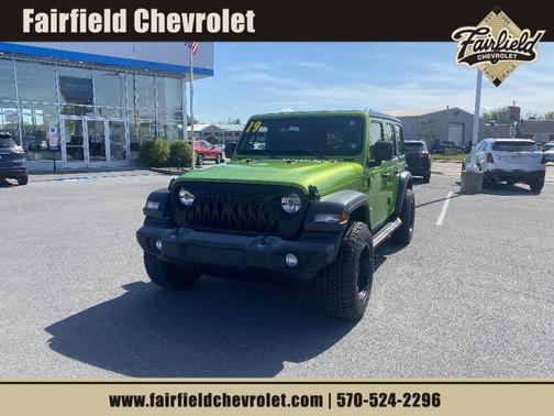 Green 2019 Jeep Wrangler Unlimited Sport