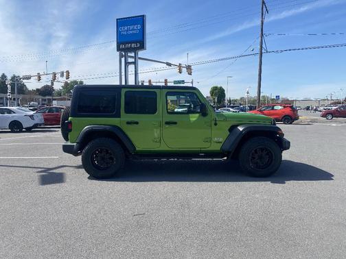Green 2019 Jeep Wrangler Unlimited Sport