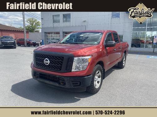Red 2017 Nissan Titan S