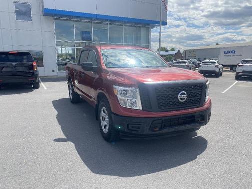 Red 2017 Nissan Titan S