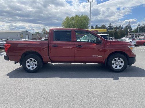 Red 2017 Nissan Titan S