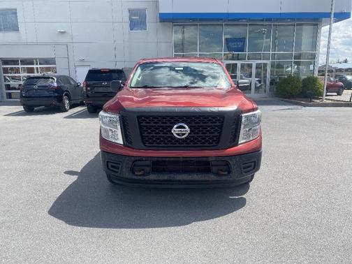 Red 2017 Nissan Titan S