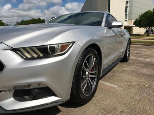 Silver 2015 Ford Mustang EcoBoost Premium