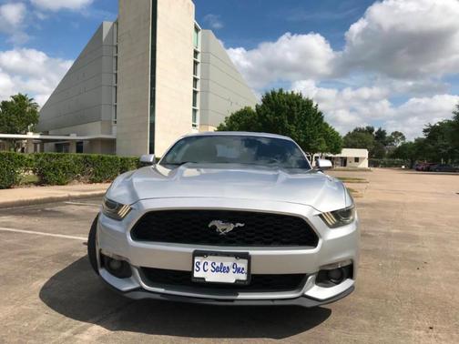 Silver 2015 Ford Mustang EcoBoost Premium