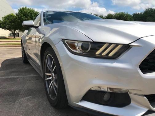 Silver 2015 Ford Mustang EcoBoost Premium