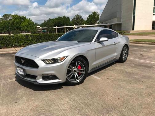 Silver 2015 Ford Mustang EcoBoost Premium