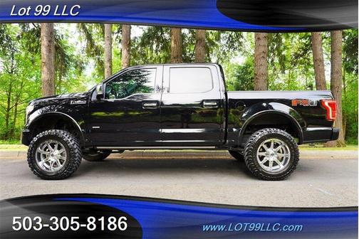 Shadow Black 2017 Ford F-150 Platinum