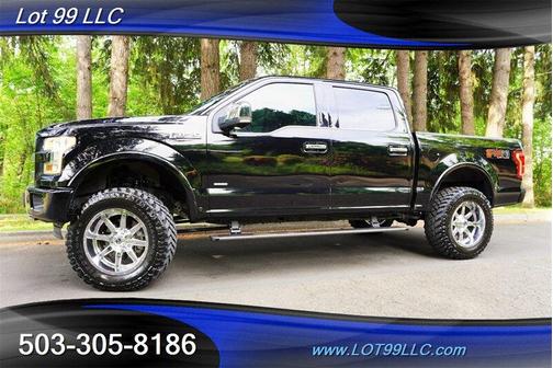 Shadow Black 2017 Ford F-150 Platinum