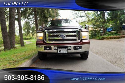 Dark Green Satin Clearcoat Metallic 2007 Ford F-350 Lariat Super Duty