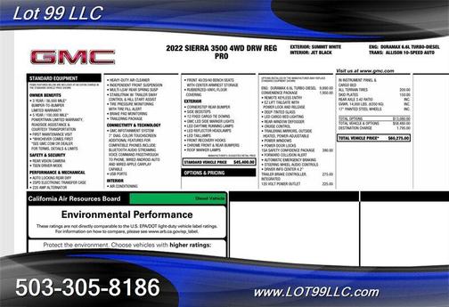 2022 GMC Sierra 3500 Pro