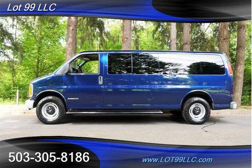 Indigo Blue Metallic 2001 Chevrolet Express 3500