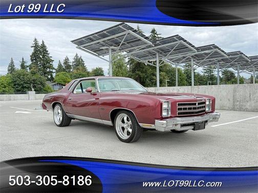 Burgundy 1976 Chevrolet Monte Carlo 90K MILES