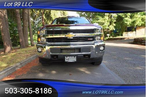 Red 2016 Chevrolet Silverado 2500 LTZ