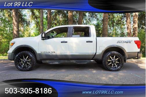 White 2019 Nissan Titan PRO-4X
