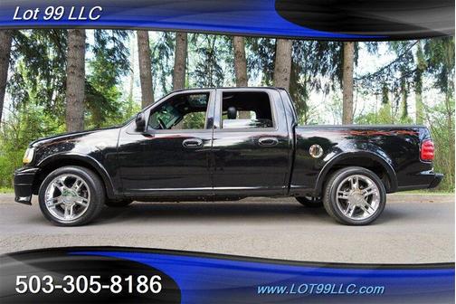 Black Clearcoat 2002 Ford F-150 Lariat SuperCrew