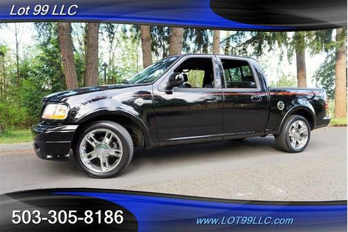 Black Clearcoat 2002 Ford F-150 Lariat SuperCrew