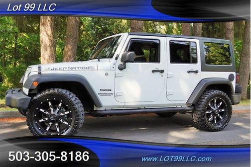 Bright White Clearcoat 2015 Jeep Wrangler Unlimited Sport
