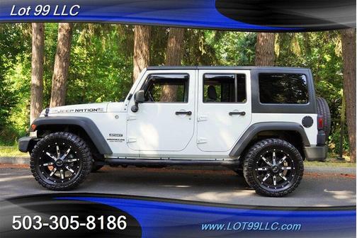 Bright White Clearcoat 2015 Jeep Wrangler Unlimited Sport