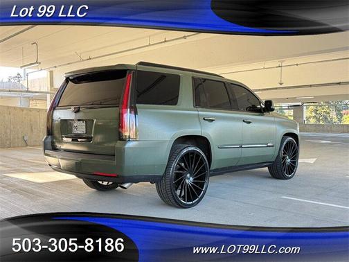 Green 2017 Cadillac Escalade Platinum