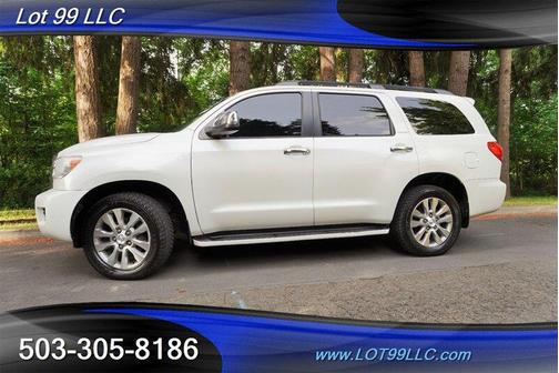 Blizzard Pearl 2011 Toyota Sequoia Platinum