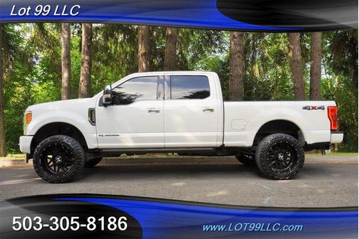 White Platinum Tri-Coat Metallic 2019 Ford F-350 Platinum