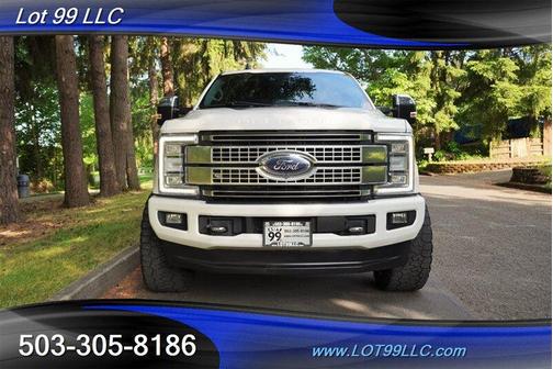 White Platinum Tri-Coat Metallic 2019 Ford F-350 Platinum