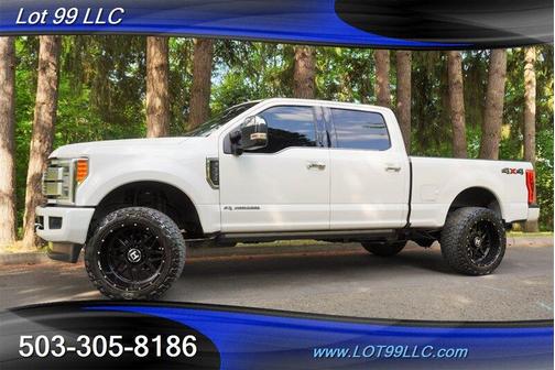 White Platinum Tri-Coat Metallic 2019 Ford F-350 Platinum