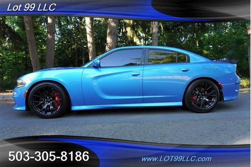 Blue Pearlcoat 2015 Dodge Charger SRT Hellcat