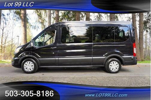 Agate Black 2020 Ford Transit-350 XLT