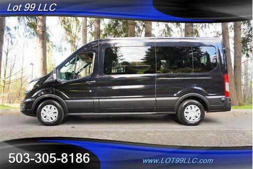 Agate Black 2020 Ford Transit-350 XLT