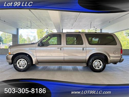 Tan 2003 Ford Excursion Limited