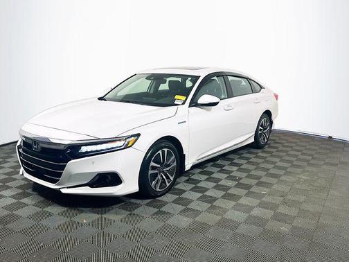 Platinum White Pearl 2021 Honda Accord Hybrid EX-L