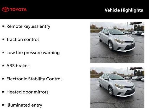 2015 Toyota Corolla LE