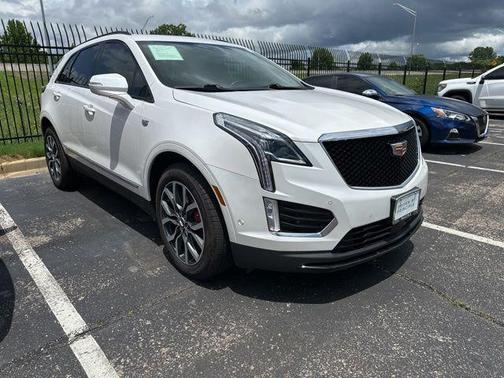 Crystal White Tricoat 2025 Cadillac XT5 Sport