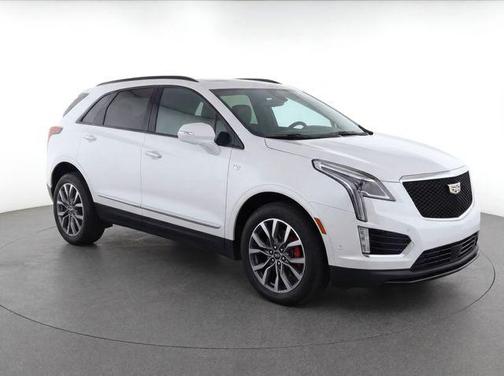 Crystal White Tricoat 2025 Cadillac XT5 Sport