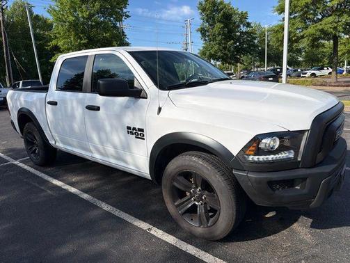 Bright White Clearcoat 2024 RAM 1500 Classic Warlock Crew Cab 4x2 5'7' Box
