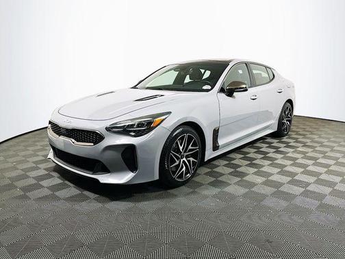 Ceramic Silver 2023 Kia Stinger GT-Line